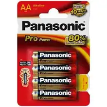 PANASONIC battery alkaline PRO.POWER AA/LR6 ;BL4
