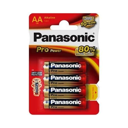 PANASONIC battery alkaline PRO.POWER AA/LR6 ;BL4