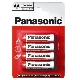 PANASONIC zinc-carbon batteries. ZINC.CARBON AA/R6 ;BL4