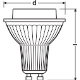 PARATHOM® PRO PAR16 80 36 ° 9.5 W/2700 K GU10 DIM