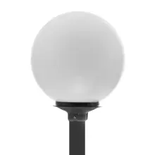PARK LED lamp, 5000lm, opal PMMA ball 400mm, 4000K