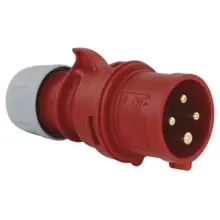 PCE plug. multi-pole 32A 4-pole 400V IP44