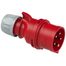 PCE plug. multi-pole 32A 5-pole 400V IP44
