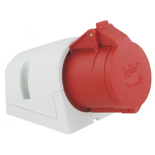 PCE socket.wall. 16A 4-pole 400V IP44