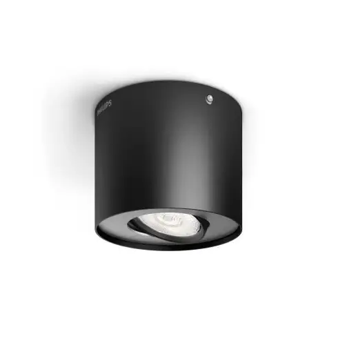 Phase single spot black 1x4.5W SELV
