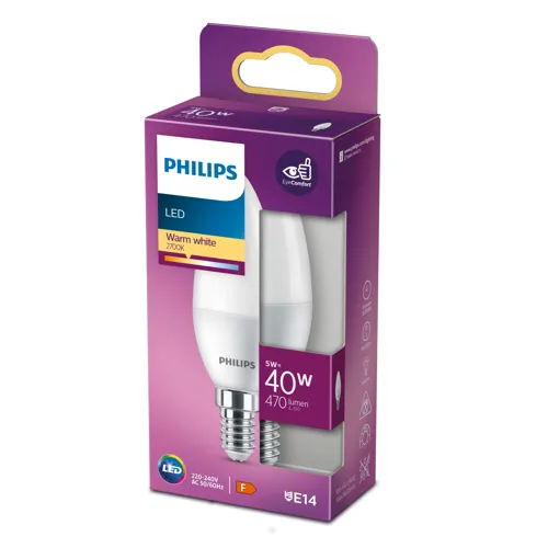 PHILIPS 40W B35 E14 WW FR ND 1SRT4