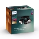 Philips BUKKO plate/spiral black 3x4.3W 24V