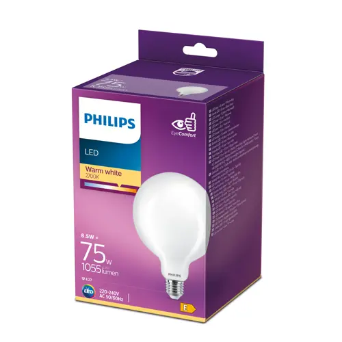 PHILIPS classic 75W G120 E27 WW FR ND SRT4