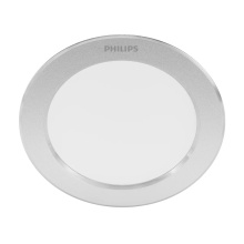 PHILIPS downlight LED Diamond Cut 3.5W 2700K; silver