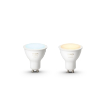 PHILIPS HUE W.AMBIANCE LED reflector PAR16 5.5W GU10 2200-6500K Dim  set-2ks