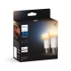 PHILIPS HUE-WA bulb A60 6W/40W 2200-6500K 800lm Dim 2-pack