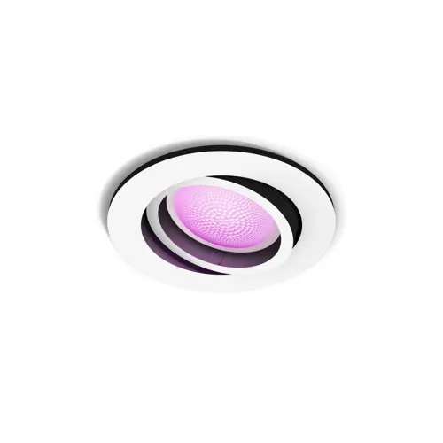 PHILIPS HUE-WA downlight LED Centura 1x5.7W GU10 350lm/820-65/WCA IP20; white