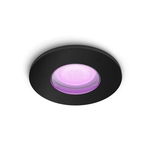 PHILIPS HUE-WA downlight LED Xamento 1x5.7W GU10 350lm/820-65/WCA IP44; black