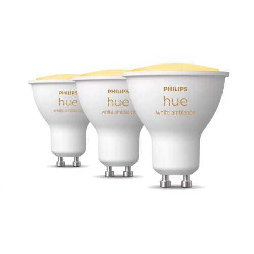 PHILIPS HUE-WA reflector PAR16 4.3W GU10 2200-6500K 250lm Dim EU 3-pack
