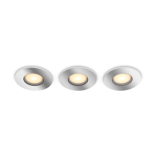 PHILIPS HUE-WA svít.down.žárov. Adore 3xGU10 4.2W 1200lm/822-865 IP44 ; chrom