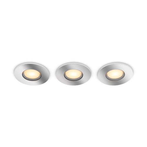 PHILIPS HUE-WA svít.down.žárov. Adore 3xGU10 4.2W 1200lm/822-865 IP44 ; chrom