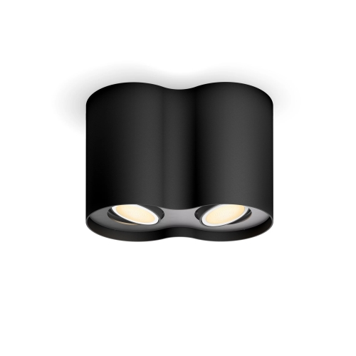 PHILIPS HUE-WA svít.přisaz.LED Pillar 2x4.2W 800lm/822-865 IP20 ; černá