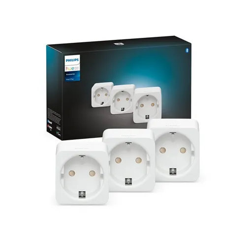 PHILIPS HUE-WA zásuvka Smart plug IP20 ;bílá EU 3-pack