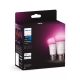 PHILIPS HUE-WCA bulb A60 6.5W/60W E27 2000-6500K/RGB 800lm Dim 2-pack