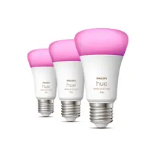 PHILIPS HUE-WCA bulb A60 6.5W/60W E27 2000-6500K/RGB 800lm Dim 3-pack