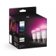PHILIPS HUE-WCA bulb A60 6.5W/60W E27 2000-6500K/RGB 800lm Dim 3-pack