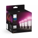 PHILIPS HUE-WCA bulb A60 6.5W/60W E27 2000-6500K/RGB 800lm Dim 4-pack