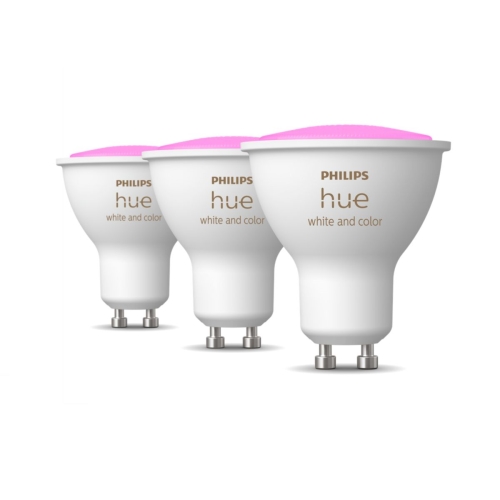 PHILIPS HUE-WCA reflector PAR16 4.3W GU10 2000-6500K/RGB 230lm Dim 3-pack