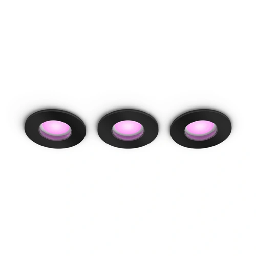 PHILIPS HUE-WCA svít.down.LED Xamento 3x4.2W 1200lm/820-865 IP20 ;černá