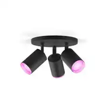 PHILIPS HUE-WCA svít.směr.LED Fugato 3x4.2W 1200lm/820-865 IP20 ; černá