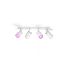 PHILIPS HUE-WCA svít.směr.LED Fugato 4x4.2W 1600lm/820-865 IP20 ; bílá