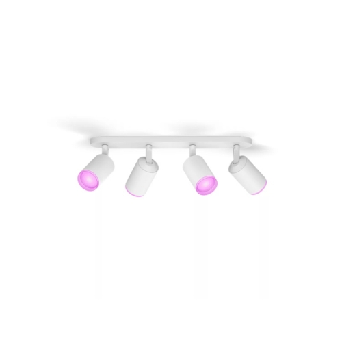 PHILIPS HUE-WCA svít.směr.LED Fugato 4x4.2W 1600lm/820-865 IP20 ; bílá