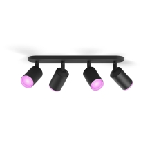 PHILIPS HUE-WCA svít.směr.LED Fugato 4x4.2W 1600lm/820-865 IP20 ; černá