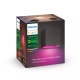 PHILIPS HUE-WCA wall light LED Resonate 1x8W 590lm/RGBW IP44; black
