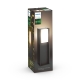 PHILIPS HUE-WHITE column light. Turaco 1x9.5W 806lm/827 E27 IP44; anthracite