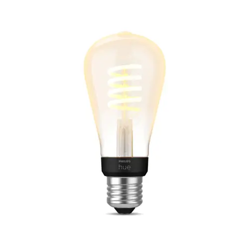 PHILIPS HUE-WHITE filam.bulb ST64 7W/NIL E27 2100K 550lm Dim