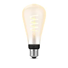 PHILIPS HUE-WHITE filam.bulb ST72 7W/NIL E27 2100K 550lm Dim