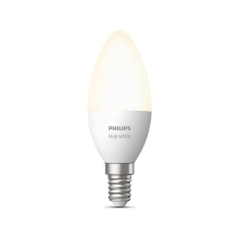 PHILIPS HUE WHITE LED candle B39 5.5W E14 2700K 470lm Dim EU