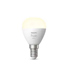 PHILIPS HUE WHITE LED chandelier P45 5.5W E14 2700K 470lm Dim EU