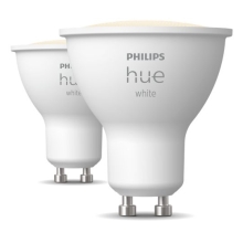 PHILIPS HUE-WHITE reflector PAR16 4.2W GU10 2700K 400lm Dim EU set-2ks