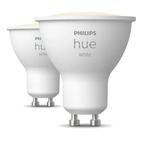 PHILIPS HUE-WHITE reflector PAR16 4.2W GU10 2700K 400lm Dim EU set-2ks
