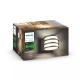 PHILIPS HUE-WHITE wall light. Lucca 1x9.5W 806lm/827 E27 IP44; anthracite