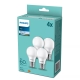 PHILIPS LED bulb A60 8W/60W E27 4000K 806lm NonDim 15Y opal 4-pack