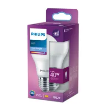 PHILIPS LED bulb A60 E27 4.2W/40W 470lm/865 15Y NonDim ;opál