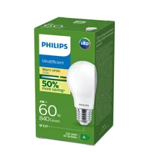 Philips LED.bulb A60 E27 60W/60W 840lm/827 50Y NonDim;