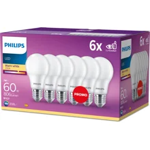 PHILIPS LED bulb A60 E27 7W/60W 806lm/827  15Y NonDim ; opál