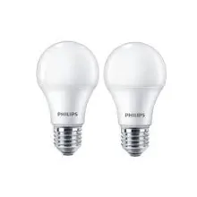 PHILIPS LED bulb A67 E27 10W/75W 1055lm/840  15Y NonDim ; 2-pack