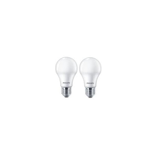 PHILIPS LED bulb A67 E27 10W/75W 1055lm/840  15Y NonDim ; 2-pack