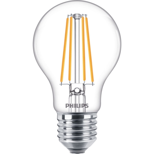 PHILIPS LED bulb Classic A60 8.5W/75W E27 2700K 1055lm NonDim 15Y clear BL