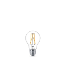 #PHILIPS LED bulb.filam. Warmglow A60 8.5W/60W E27 2200-2700K 806lm Dim 15Y BL