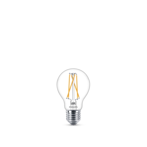 PHILIPS LED bulb.filam. Warmglow A60 8.5W/60W E27 2200-2700K 806lm Dim 15Y BL